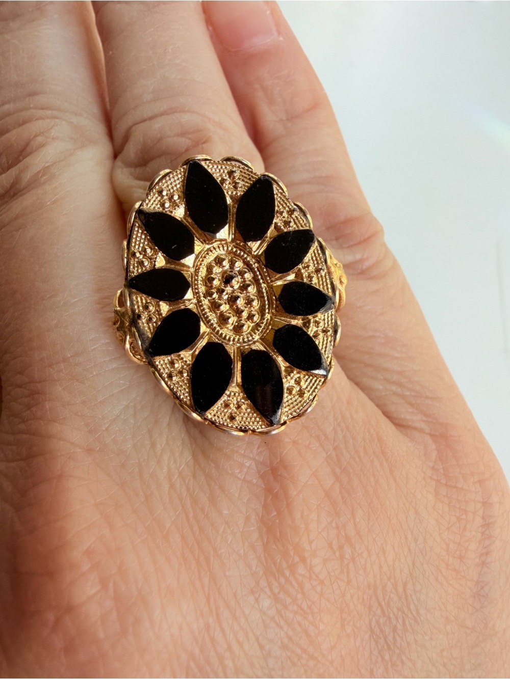 Vintage Art Deco/ Victorian revival ring
